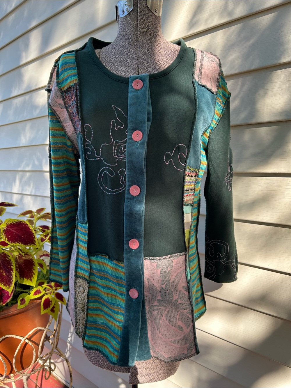 Patchwork “Koret Artwear” Vintage Women’s Jacket M